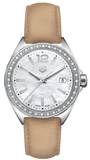 Tag Heuer Formula 1 Quartz Diamonds Mother of Pearl Dial Beige Leather Strap Watch for Women - WBJ131A.FC8254 Authentic Buy Shop Now
