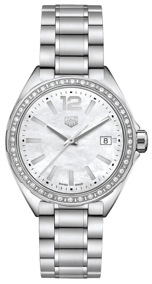 Tag Heuer Formula 1 Quartz Diamonds Mother of Pearl Dial Silver Steel Strap Watch for Women - WBJ131A.BA0666 Authentic Buy Shop Now