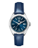Tag Heuer Formula 1 Quartz Blue Dial Blue Leather Strap Watch for Women - WBJ1412.FC8233 Authentic Buy Shop Now