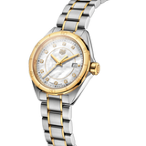 Tag Heuer Formula 1 Diamonds Mother of Pearl White Dial Two Tone Steel Strap Watch for Women - WBJ1421.BB0648 Authentic Buy Shop Now
