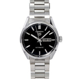 Tag Heuer Carrera Day Date Automatic Black Dial Silver Steel Strap Watch for Men - WBN2010.BA0640 Authentic Buy Shop Now