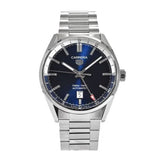 Tag Heuer Carrera Twin Time Blue Dial Silver Steel Strap Watch for Men - WBN201A.BA0640 Authentic Buy Shop Now