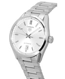 Tag Heuer Carrera Date Silver Dial Silver Steel Strap Watch for Women - WBN2111.BA0639 Authentic Buy Shop Now