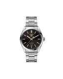 Tag Heuer Carrera Black Dial Silver Steel Strap Watch for Men - WBN2113.BA0639 Authentic Buy Shop Now