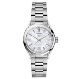 Tag Heuer Carrera Mother of Pearl Dial Silver Steel Strap Watch for Women - WBN2410.BA0621 Authentic Buy Shop Now