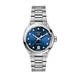 Tag Heuer Carrera Diamonds Blue Dial Silver Steel Strap Watch for Women - WBN2413.BA0621 Authentic Buy Shop Now