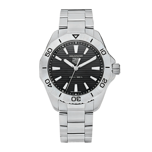Tag Heuer Aquaracer Professional 200 Quartz Black Dial Silver Steel Strap Watch for Men - WBP1110.BA0627 Authentic Buy Shop Now