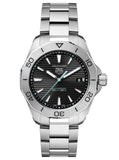 Tag Heuer Aquaracer Professional 200 Solargraph Quartz Black Dial Silver Steel Strap Watch for Men - WBP1114.BA0000 Authentic Buy Shop Now
