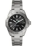Tag Heuer Aquaracer Professional 200 Solargraph Quartz Black Dial Silver Steel Strap Watch for Men - WBP1180.BF0000 Authentic Buy Shop Now
