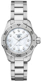 Tag Heuer Aquaracer Professional 200 Quartz Diamond Mother of Pearl Dial Silver Steel Strap Watch for Women - WBP1416.BA0622 Authentic Buy Shop Now