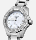 Tag Heuer Aquaracer Professional 200 Quartz Diamond Mother of Pearl Dial Silver Steel Strap Watch for Women - WBP1417.BA0622 Authentic Buy Shop Now