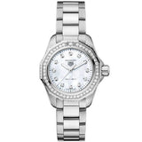 Tag Heuer Carrera Date Diamonds Mother of Pearl Dial Silver Steel Strap Watch for Women - WBN2414.BA0621 Authentic Buy Shop Now