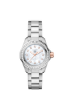 Tag Heuer Aquaracer Professional 200 Quartz Diamonds Mother of Pearl Dial Silver Steel Strap Watch for Women - WBP1451.BA0622 Authentic Buy Shop Now
