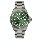 Tag Heuer Aquaracer Professional 300 Automatic Green Dial Silver Steel Strap Watch for Men - WBP208B.BF0631 Authentic Buy Shop Now