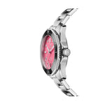 Tag Heuer Aquaracer Professional 300 Automatic Diamonds Pink Dial Silver Steel Strap Watch for Women - WBP231J.BA0618 Authentic Buy Shop Now