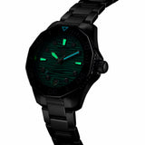 Tag Heuer Aquaracer Professional 300 Automatic Diamonds Green Dial Silver Steel Strap Watch for Women - WBP231K.BA0618 Authentic Buy Shop Now