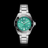 Tag Heuer Aquaracer Professional 300 Automatic Diamonds Green Dial Silver Steel Strap Watch for Women - WBP231K.BA0618 Authentic Buy Shop Now