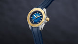 Tag Heuer Aquaracer Professional 200 Automatic Diamonds Blue Dial Blue Rubber Strap Watch for Women - WBP2450.FT6215 Authentic Buy Shop Now