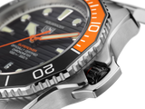 Tag Heuer Aquaracer Professional 1000 Superdiver Automatic Black Dial Silver Steel Strap Watch for Men - WBP5A8A.BF0619 Authentic Buy Shop Now