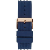 Guess Poseidon Blue Dial Blue Rubber Strap Watch for Men - GW0057G2 Authentic Buy Shop Now