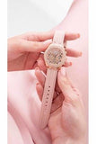 Guess Heiress Diamonds Rose Gold Dial Pink Rubber Strap Watch for Women - GW0407L3 Authentic Buy Shop Now