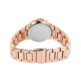 Michael Kors Camille Three Hand Rose Gold Dial Rose Gold Steel Strap Watch For Women - MK7197 Authentic Buy Shop Now