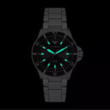 Emporio Armani World Explorer Solar Black Dial Silver Steel Strap Watch for Men - AR11787 Authentic Buy Shop Now