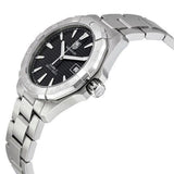 Tag Heuer Aquaracer Automatic Black Dial Silver Steel Strap Watch for Men - WAY2110.BA0928 Authentic Buy Shop Now
