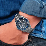 Tag Heuer Aquaracer Calibre 5 Blue Dial Silver Steel Strap Watch for Men - WAY211C.BA0928 Authentic Buy Shop Now