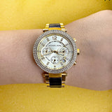 Michael Kors Parker Gold Dial Two Tone Steel Strap Watch for Women - MK6238 Authentic Buy Shop Now