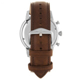 Fossil Townsman Chronograph Black Dial Brown Leather Strap Watch for Men - FS5280 Authentic Buy Shop Now