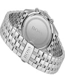 Hugo Boss Associate Black Dial Silver Steel Strap Watch for Men - 1513869 Authentic Buy Shop Now