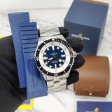 Breitling Superocean Automatic 44mm Blue Dial Silver Steel Strap Watch for Men - A17376211C1A1 Authentic Buy Shop Now