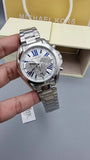 Michael Kors Bradshaw Quartz Silver Dial Silver Steel Strap Watch For Women - MK6320 Authentic Buy Shop Now