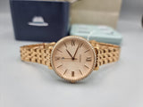 Fossil Jacqueline Rose Gold Dial Rose Gold Steel Strap Watch for Women - ES3632 Authentic Buy Shop Now