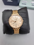 Fossil Jacqueline Rose Gold Dial Rose Gold Steel Strap Watch for Women - ES3546 Authentic Buy Shop Now