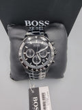 Hugo Boss Hero Black Dial Black Steel Strap Watch for Men - 1513754 Authentic Buy Shop Now