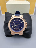 Michael Kors Dylan Blue Dial Blue Rubber Strap Watch for Men - MK8295 Authentic Buy Shop Now