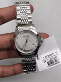 Gucci G Timeless Diamonds Silver Dial Silver Steel Strap Watch For Men - YA126407 Authentic Buy Shop Now