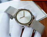 Movado Bold Silver Dial Silver Mesh Bracelet Watch For Women - 3600241 Authentic Buy Shop Now