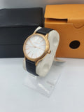 Burberry The City Gold Dial Black Leather Strap Watch for Men - BU2353 Authentic Buy Shop Now