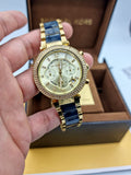 Michael Kors Parker Gold Dial Two Tone Steel Strap Watch for Women - MK6238 Authentic Buy Shop Now