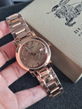 Burberry The City Rose Gold Dial Rose Gold Steel Strap Watch for Women - BU9135 Authentic Buy Shop Now