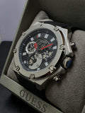 Guess Third Grear Multi Function Black Dial Black Rubber Strap Watch for Men- GW0334G1 Authentic Buy Shop Now
