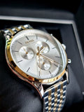 Hugo Boss Companion Silver Dial Two Tone Mesh Bracelet Watch for Men - 1513654 Authentic Buy Shop Now