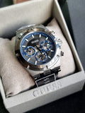 Guess Continental Grey Dial Grey Steel Strap Watch for Men - GW0260G3 Authentic Buy Shop Now
