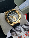 Guess Third Gear Multifunction Black Dial Black Rubber Strap Watch for Men - GW0334G2 Authentic Buy Shop Now