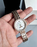 Emporio Armani Rosa Mother of Pearl Dial Rose Gold Steel Strap Watch For Women - AR11462 Authentic Buy Shop Now