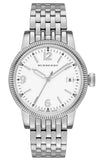 Burberry Analog White Dial Silver Steel Strap Watch for Women - BU7838 Authentic Buy Shop Now