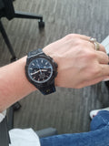 Maurice Lacroix Aikon Chronograph Limited Edition Black Dial Black Leather Strap Watch for Men - AI1018-PVB01-337-1 Authentic Buy Shop Now